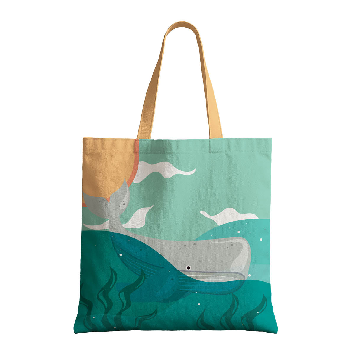 Ocean Theme Tote Bag For Women
