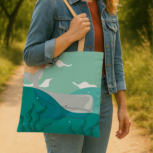 Ocean Theme Tote Bag For Women