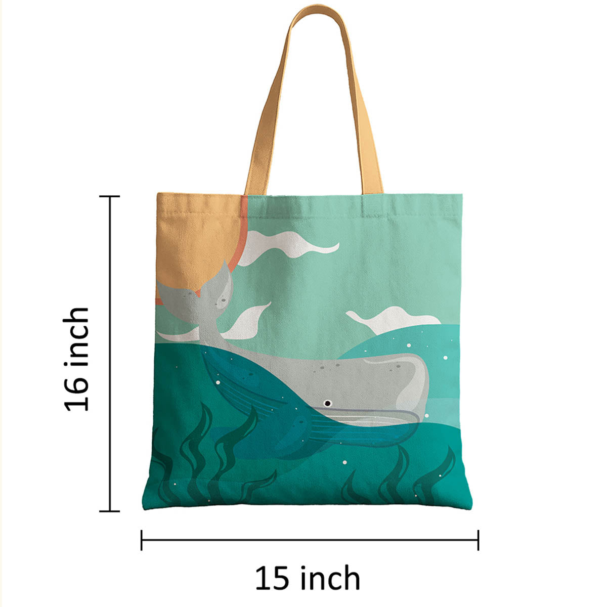 Ocean Theme Tote Bag For Women