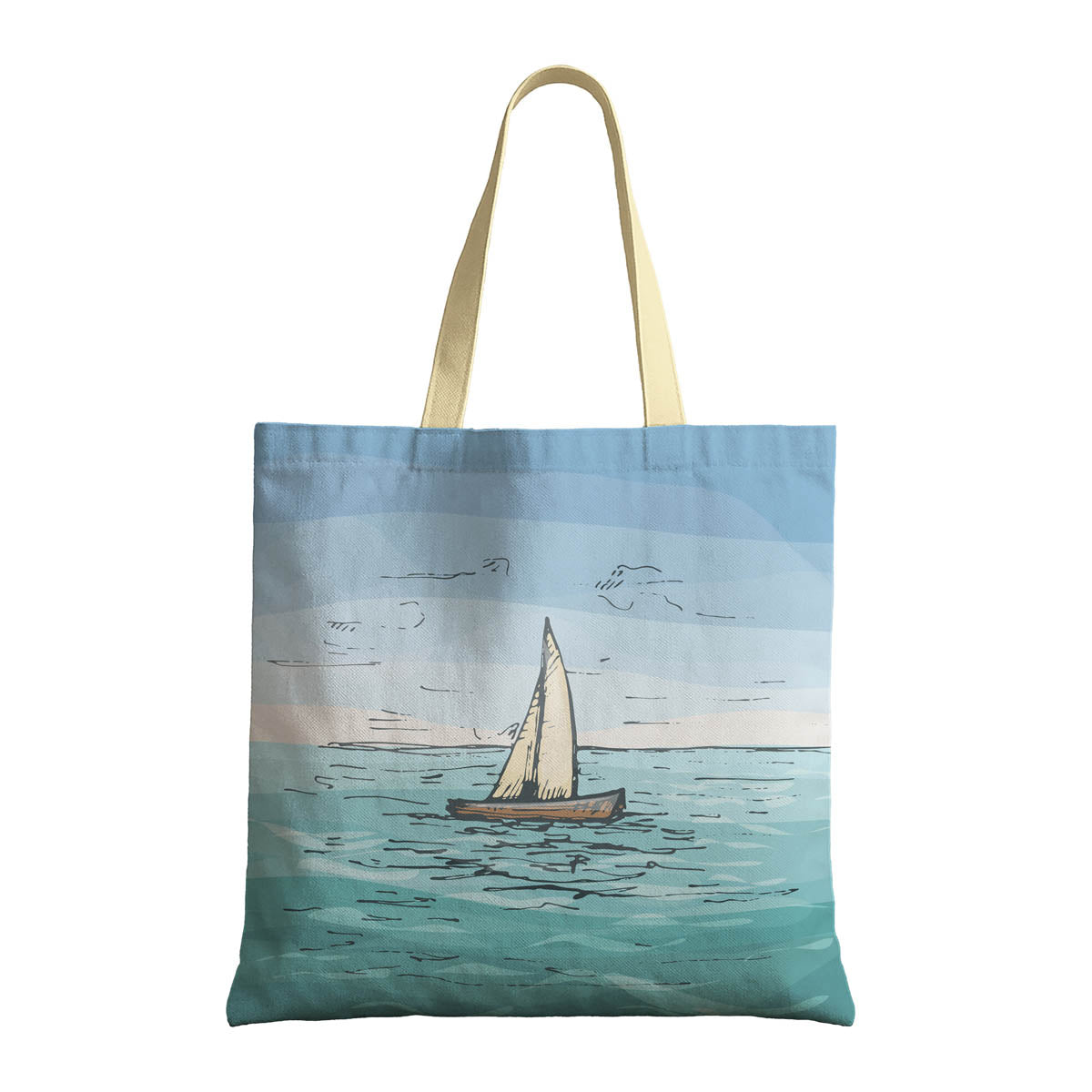Ocean Theme Tote Bag For Women