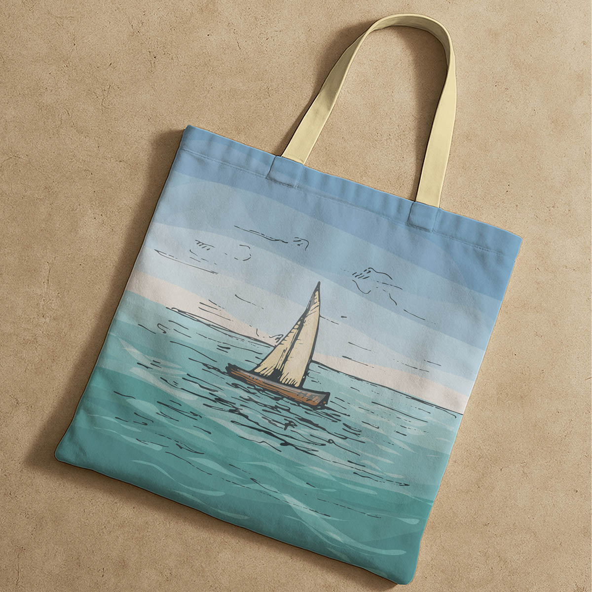 Ocean Theme Tote Bag For Women