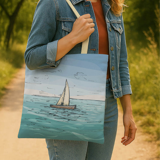 Ocean Theme Tote Bag For Women