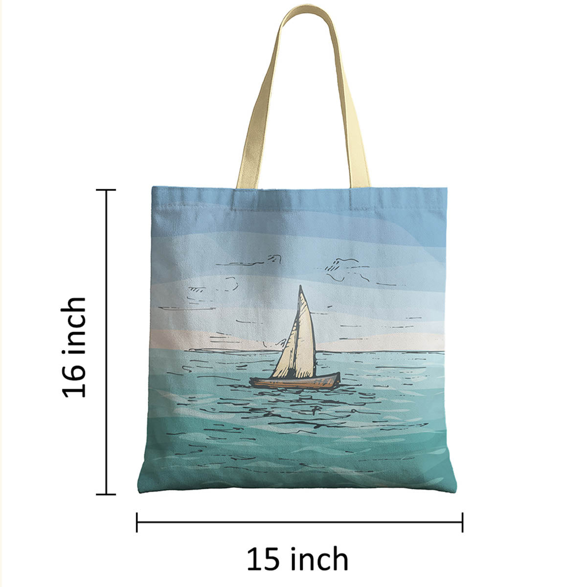 Ocean Theme Tote Bag For Women