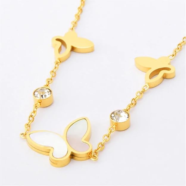 Delicate gold butterfly bracelet on a woman's wrist, a stunning piece of jewelry for any occasion.