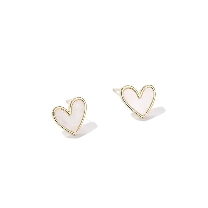 Florence Heart Studd Earrings