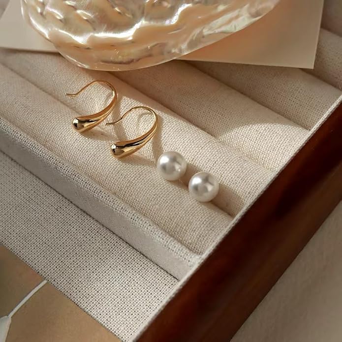Pearl Water Drop Earrings