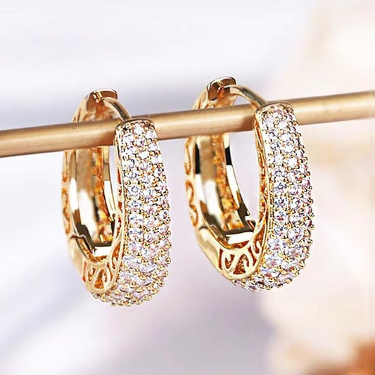 CZ Hoop Earrings