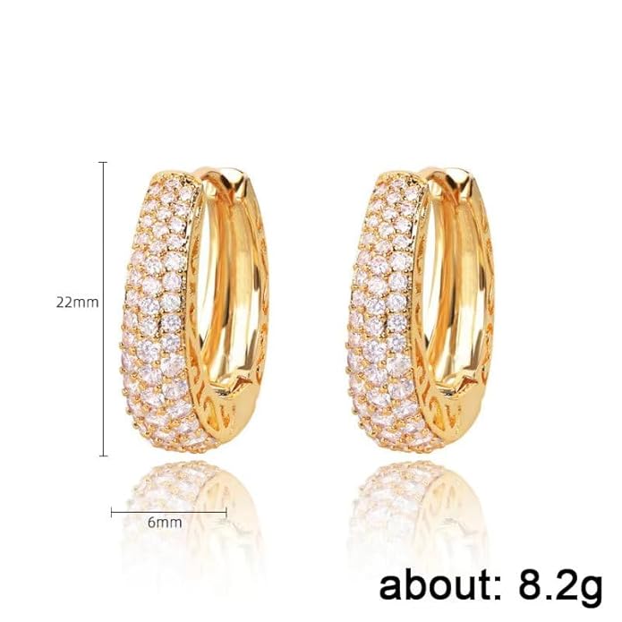 CZ Hoop Earrings