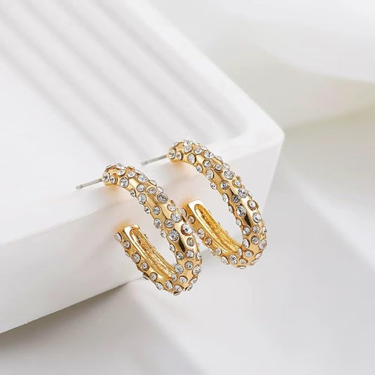 Blingy Hoop Earrings