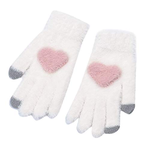 Warm Winter Wool Fleece Fluffy Heart