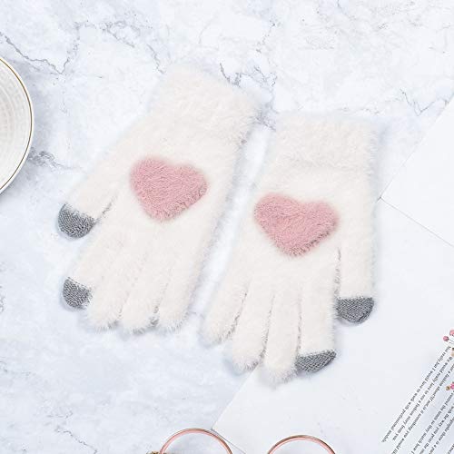 Warm Winter Wool Fleece Fluffy Heart