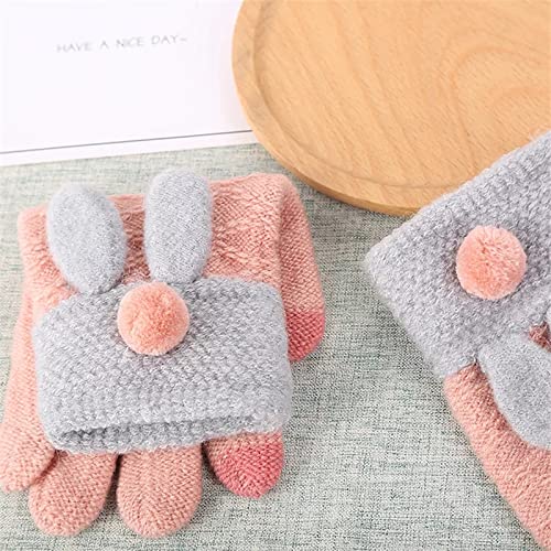 Two pink gloves with stylish grey and white buttons, combining functionality with a touch of elegance.