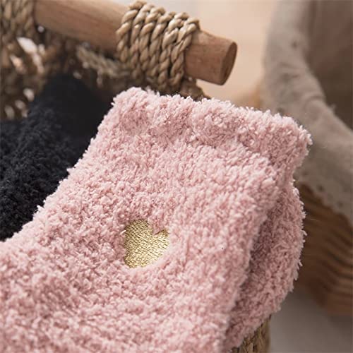 Soft and warm socks made of fuzzy wool, ensuring comfort and coziness for your feet.