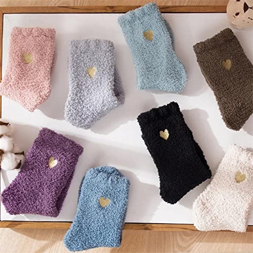 Soft, fuzzy wool socks in a cozy setting, perfect for keeping your feet warm and comfortable on chilly days.