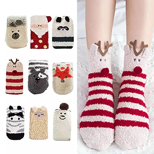 A close-up of a woman’s feet adorned in red and white striped socks, highlighting a cheerful and stylish accessory.