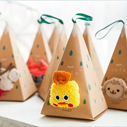 A woman in playful yellow socks adorned with a cheerful chicken face, bringing a quirky vibe to her look.