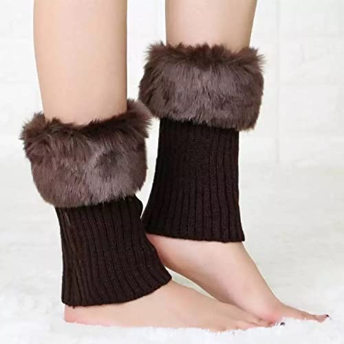 Elegant black and grey fur-lined booties designed for comfort and warmth, ideal for winter outings and casual wear.