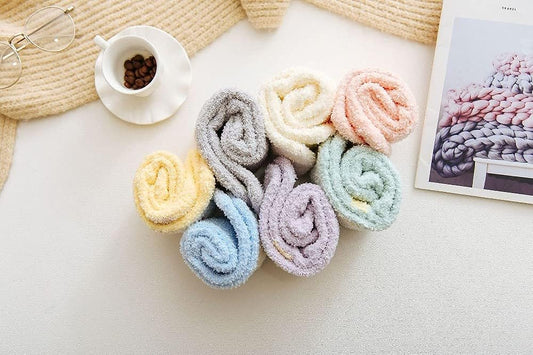 Adorable socks adorned with a playful bear graphic, ideal for adding charm to your loungewear.