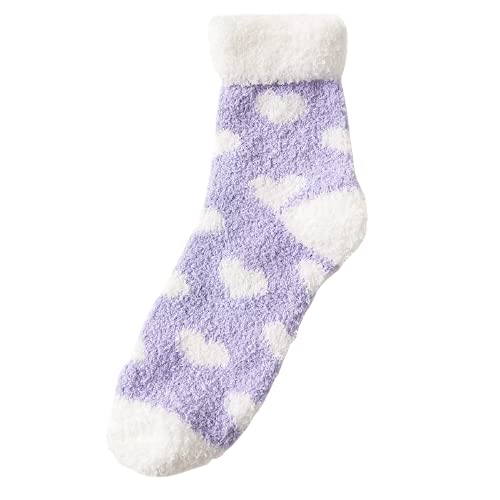 Cute Heart Print Fleece