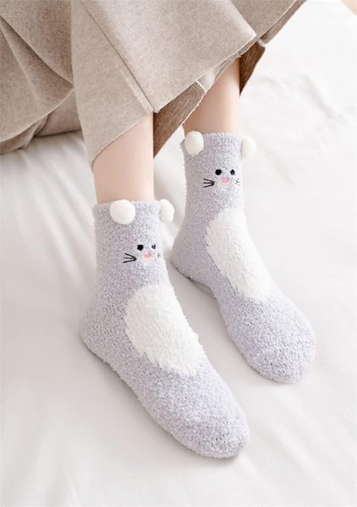 Woolen Fuzzy Cute Cartoon Animal face