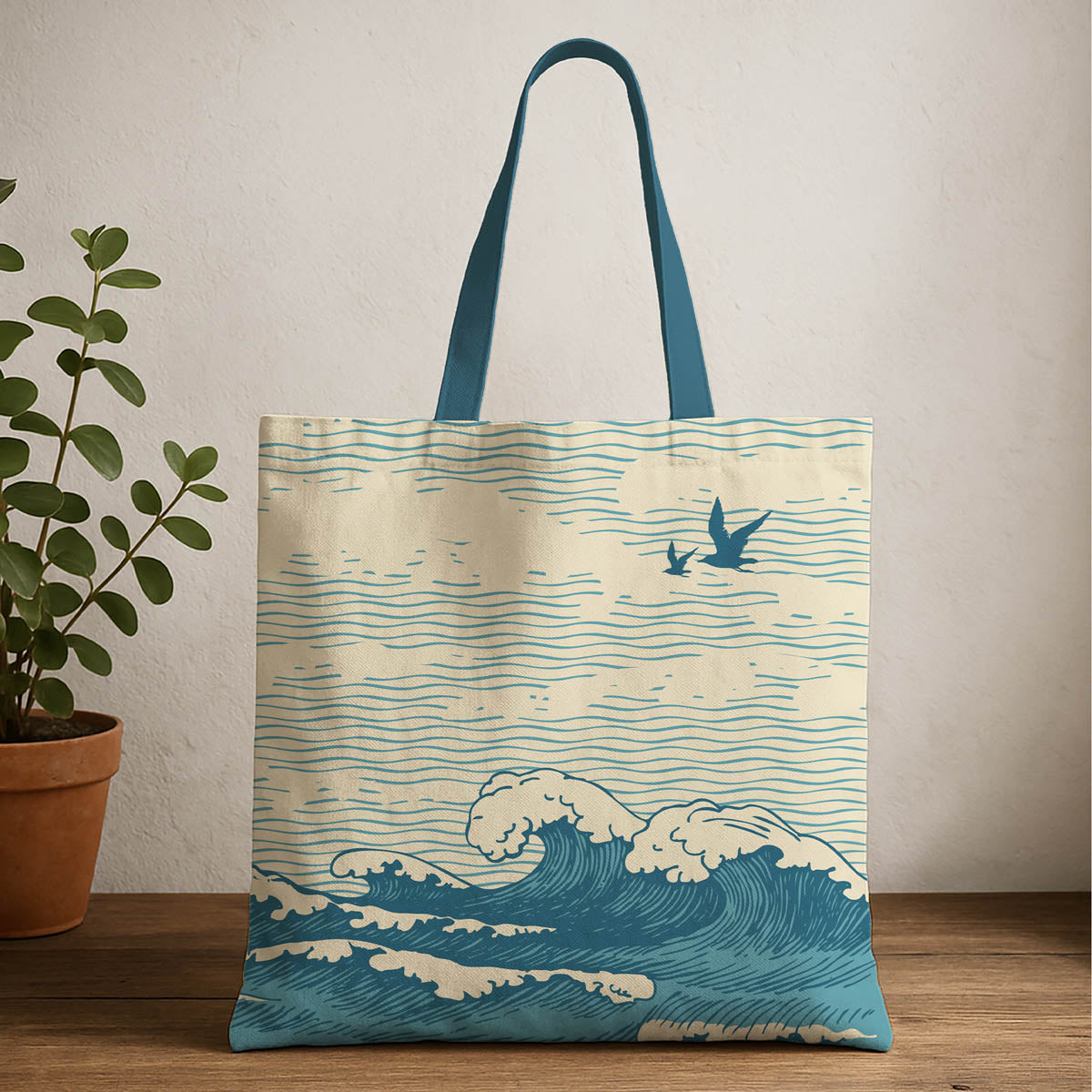 Ocean Theme Tote Bag For Women
