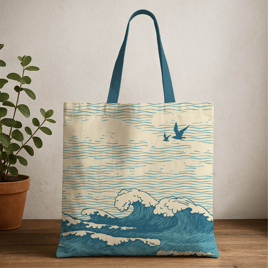 Ocean Theme Tote Bag For Women