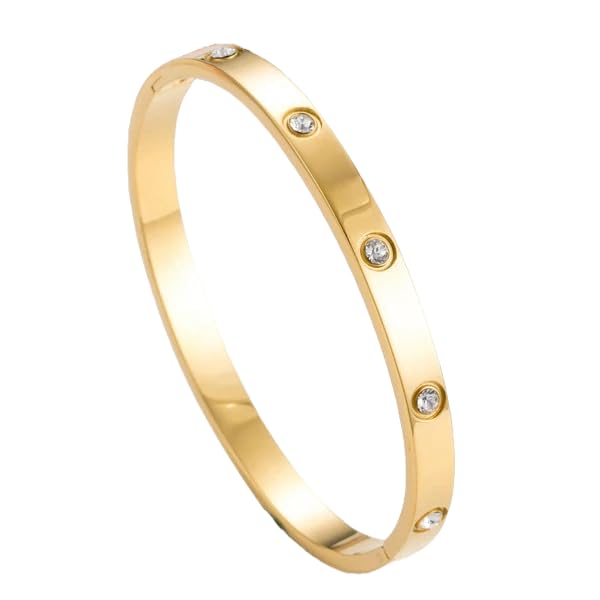 Classic Cartier Love bracelet, a beautiful addition to any jewelry collection.