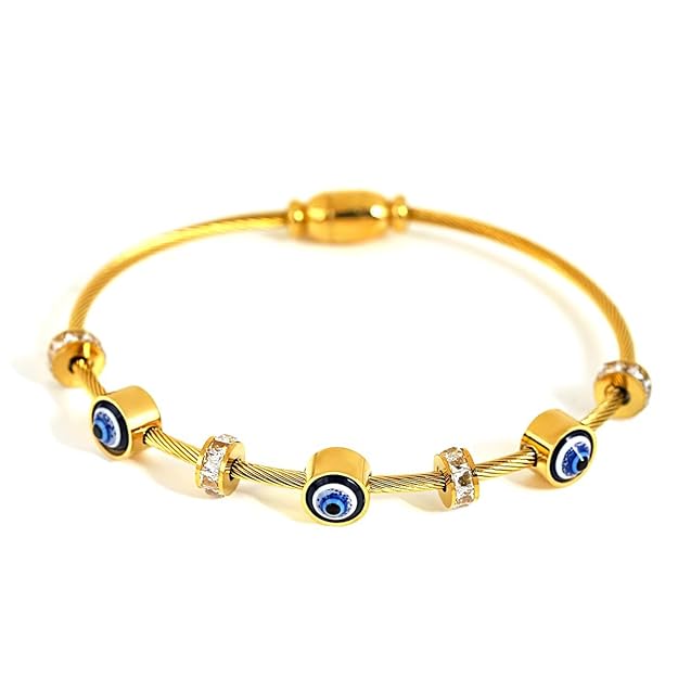 Evil Eye Bracelet Bangle – Purple Secret