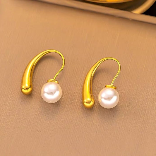 Pearl Water Drop Earrings