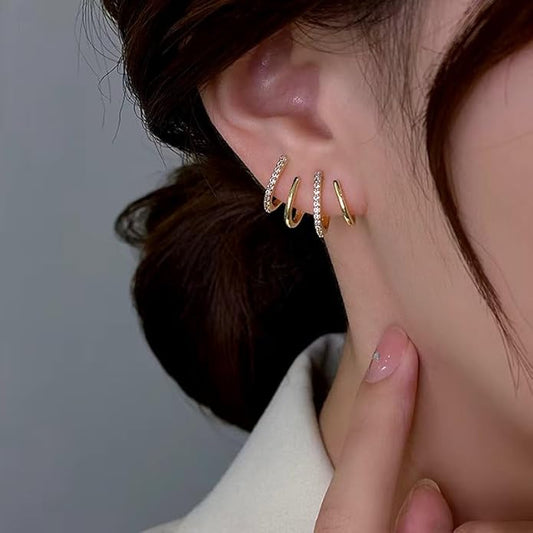 Multi Piercings Illusion Earrings