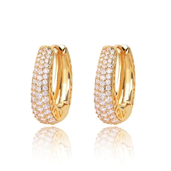 CZ Hoop Earrings