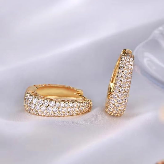 CZ Hoop Earrings