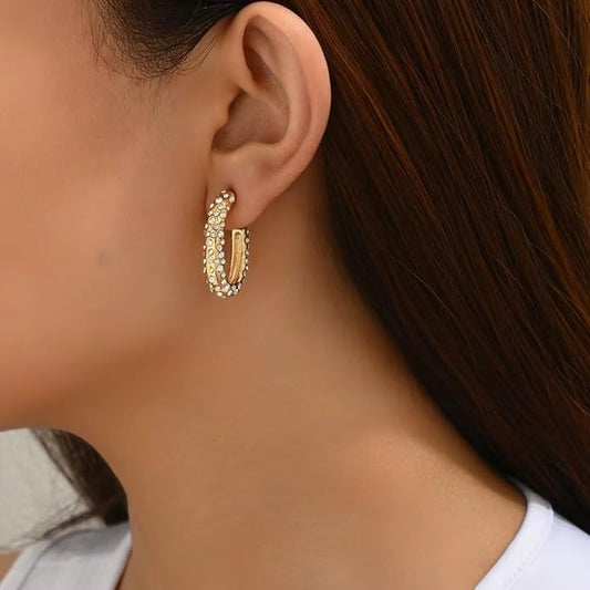 Blingy Hoop Earrings