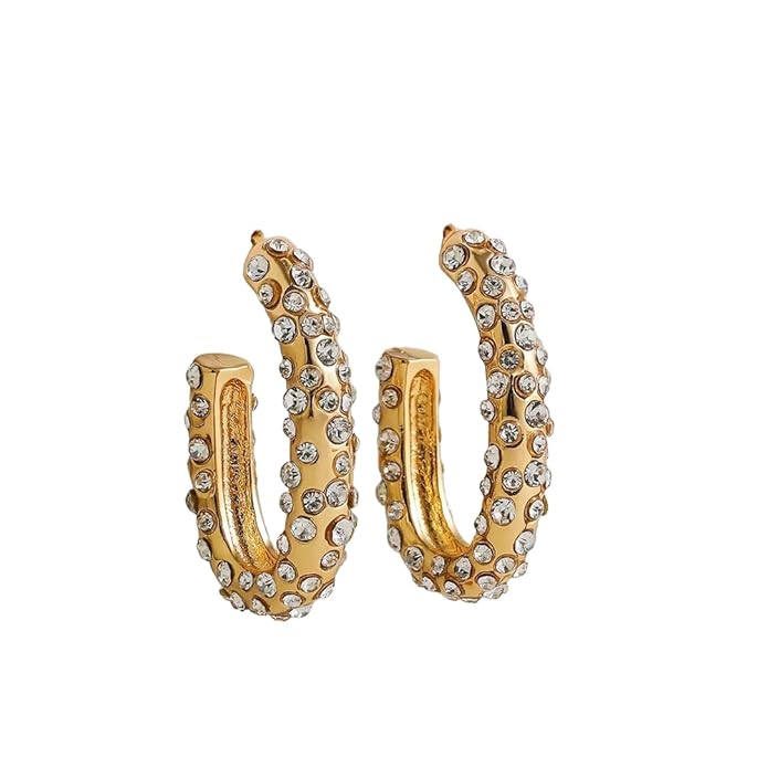 Blingy Hoop Earrings