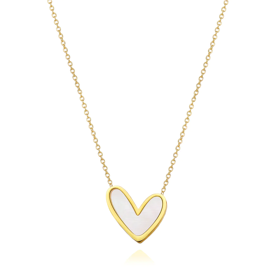 Amelia Shell Heart Necklace