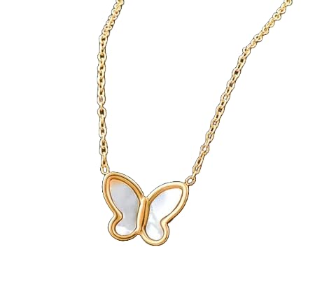 Eva Shell Butterfly Necklace