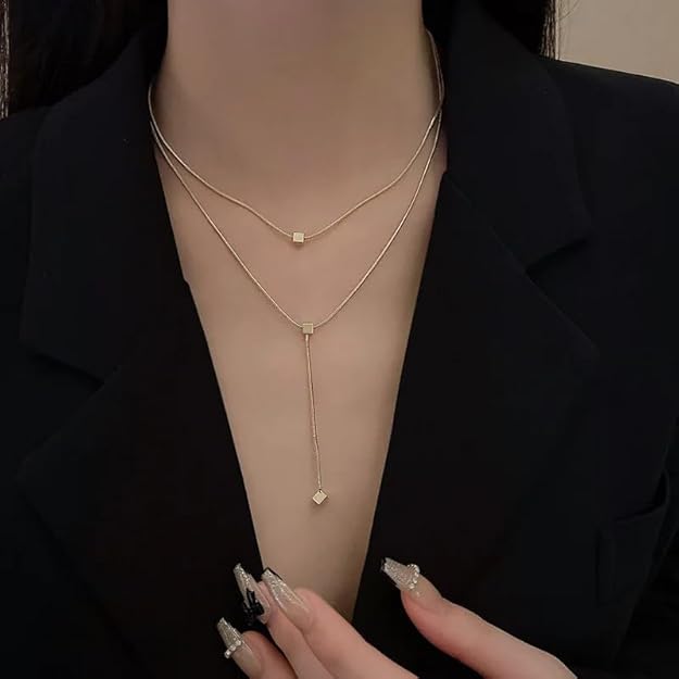 Evelyn Double Layered Choker Necklace