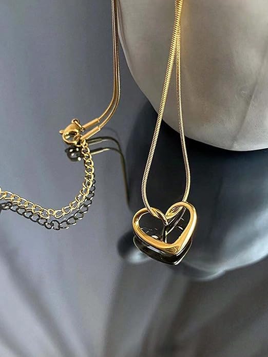 Infinite Love Heart Pendant Necklace