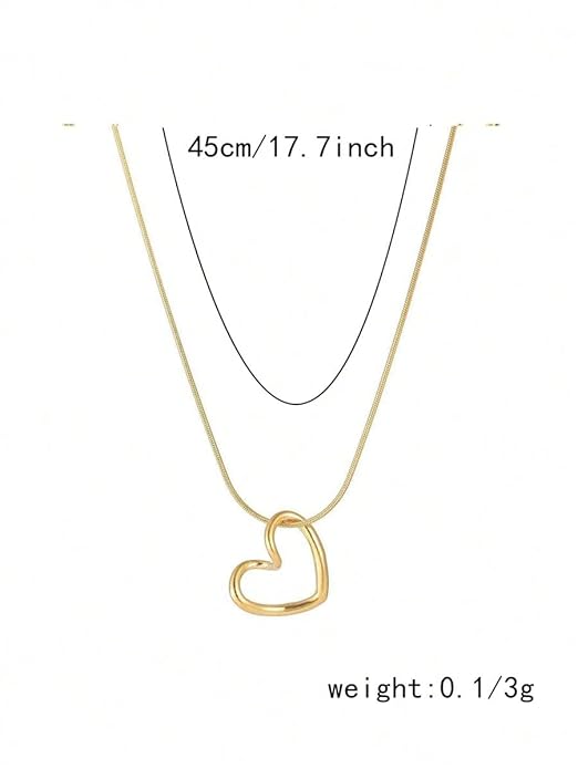 Infinite Love Heart Pendant Necklace