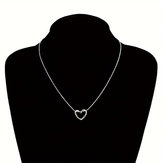 Infinite Silver Love Heart Pendant Necklace