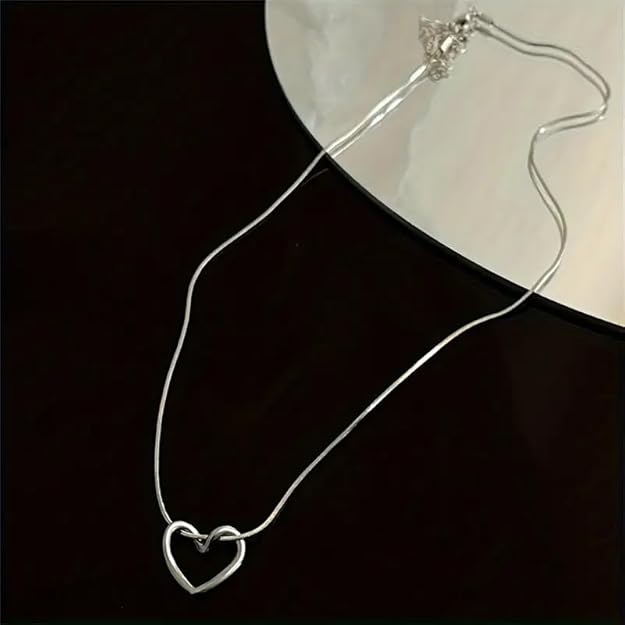 Infinite Silver Love Heart Pendant Necklace