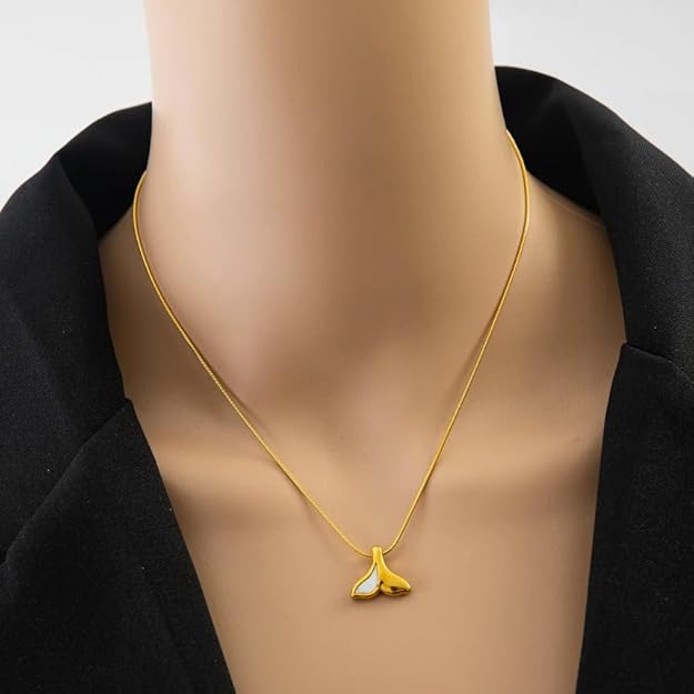 Ariana Mermiad Tail Pendant Necklace