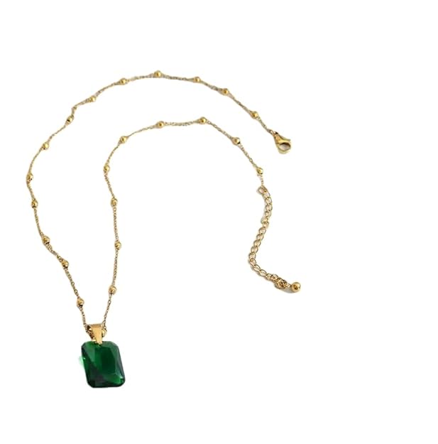 Eden Emerald Pendant Necklace