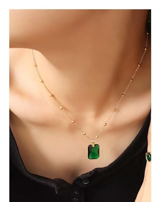 Eden Emerald Pendant Necklace