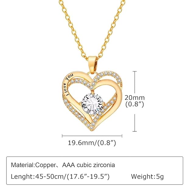 Infinite Love Heart Necklace